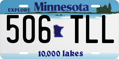 MN license plate 506TLL
