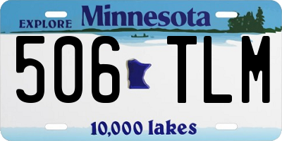 MN license plate 506TLM