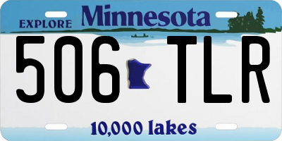 MN license plate 506TLR