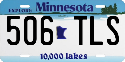 MN license plate 506TLS
