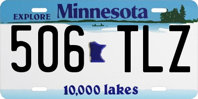 MN license plate 506TLZ