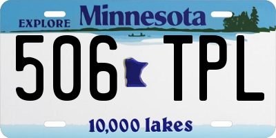MN license plate 506TPL