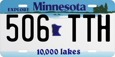 MN license plate 506TTH