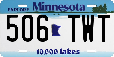 MN license plate 506TWT