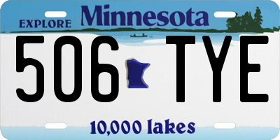 MN license plate 506TYE