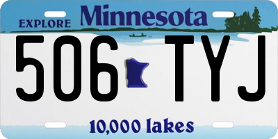 MN license plate 506TYJ