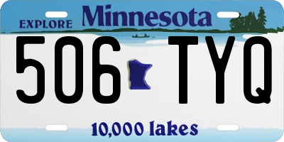 MN license plate 506TYQ