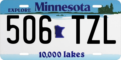 MN license plate 506TZL