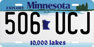 MN license plate 506UCJ