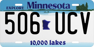 MN license plate 506UCV