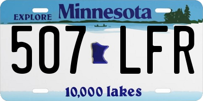 MN license plate 507LFR