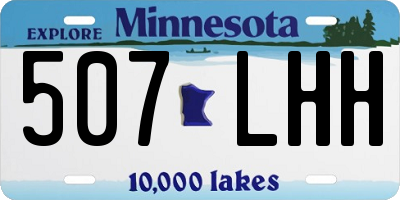 MN license plate 507LHH