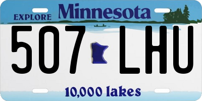 MN license plate 507LHU