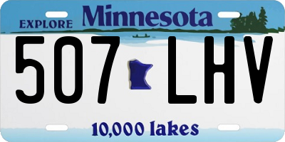 MN license plate 507LHV