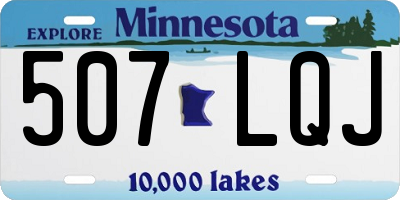 MN license plate 507LQJ
