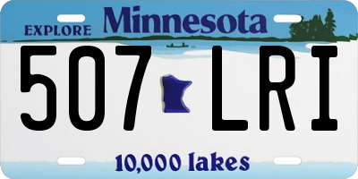 MN license plate 507LRI