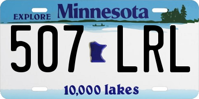 MN license plate 507LRL