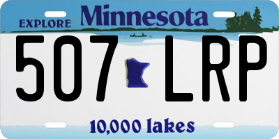 MN license plate 507LRP