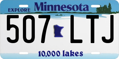 MN license plate 507LTJ