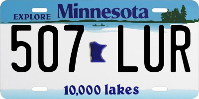 MN license plate 507LUR