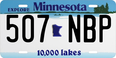 MN license plate 507NBP