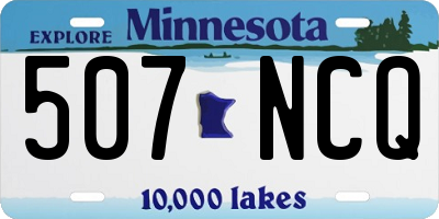 MN license plate 507NCQ