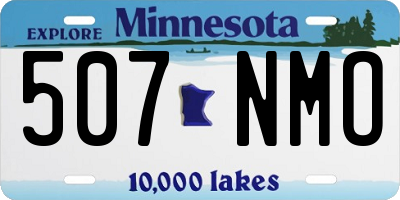 MN license plate 507NMO