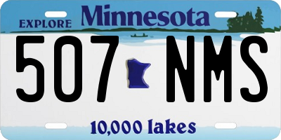 MN license plate 507NMS