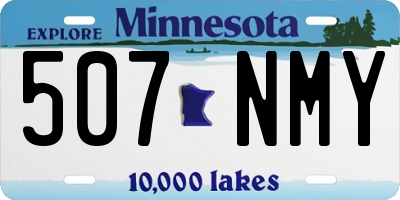 MN license plate 507NMY