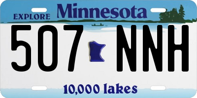 MN license plate 507NNH