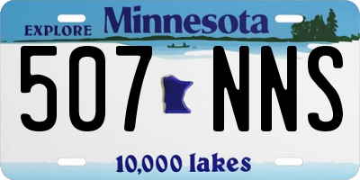 MN license plate 507NNS