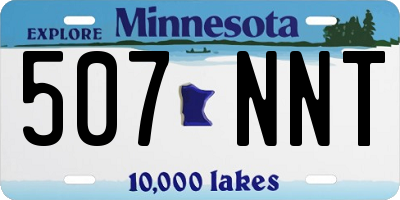 MN license plate 507NNT