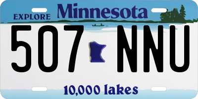 MN license plate 507NNU
