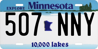MN license plate 507NNY