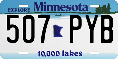 MN license plate 507PYB