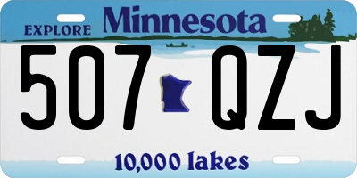 MN license plate 507QZJ