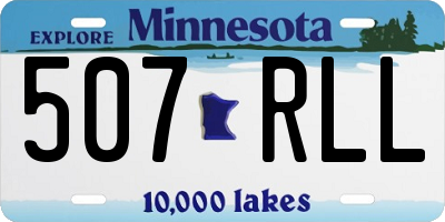 MN license plate 507RLL