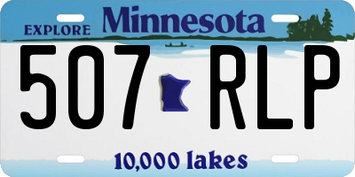 MN license plate 507RLP