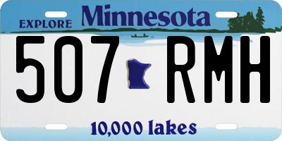 MN license plate 507RMH