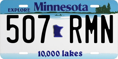 MN license plate 507RMN