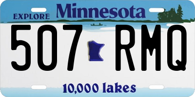 MN license plate 507RMQ