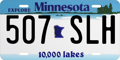 MN license plate 507SLH