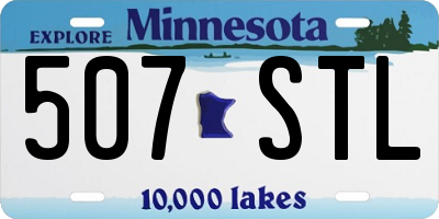 MN license plate 507STL