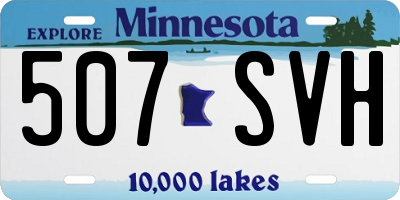 MN license plate 507SVH