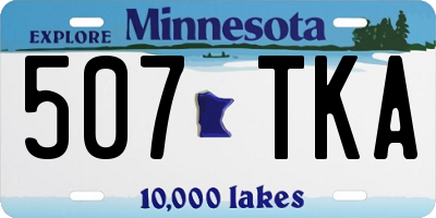 MN license plate 507TKA