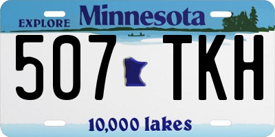 MN license plate 507TKH