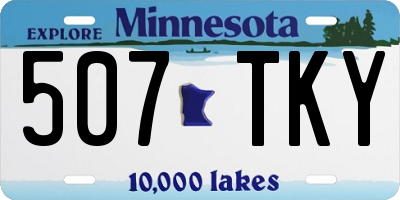 MN license plate 507TKY