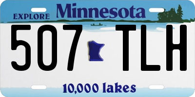 MN license plate 507TLH
