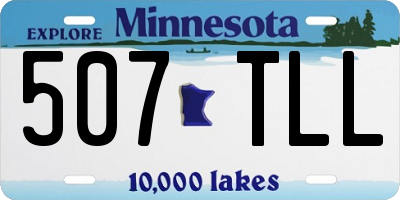 MN license plate 507TLL