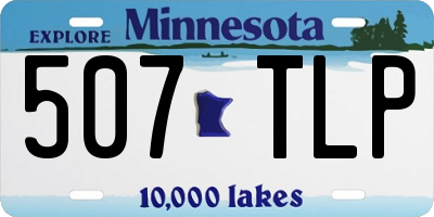 MN license plate 507TLP